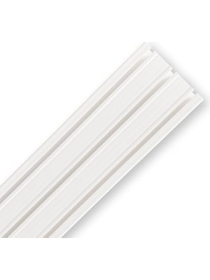Pratik Ev Bilarch 3 Raylı Korniş Perde Rayı Kaliteli Sağlam Ambalaj (100 Cm)