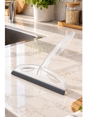 Destpak Şeffaf Camsil - Su Çekici Cam Çek - Ekstra Güçlü Silikon Suyu Tutan - Tezgah Çek Çek - 20CM Genişlik