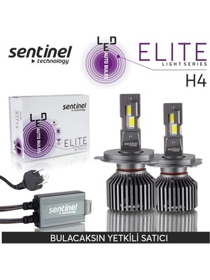 Pratik Ev Elite H4 LED Xenon Ampulü 65W 12V 12000 Lumen 6500 Kelvin Beyaz Işık