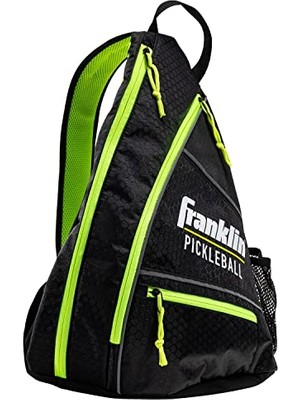 Pratik Ev (Black/green) - Pickleball Bag - Elite Performance Sling Bag - Black/optic - Official Bag Of The Us Open