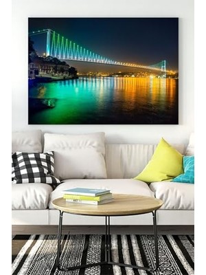 Pratik Ev (PSTER18160) Istanbul Boğazı Manzara Kanvas Tablo 2 21 x 30