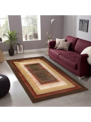 Pratik Ev Kadife Kaymaz Pamuk Tabanlı Yıkanabilir Antibakteriyel Salon Halısı 120X180
