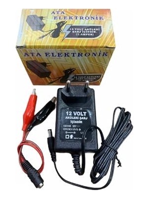 Pratik Ev Pilsan Fortune Akülü Araba Uyumlu 12 V 1 Amper Akü Şarj Adaptörü