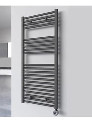 Pratik Ev 400X800 Antrasit Akıllı Termostatlı Havlupan