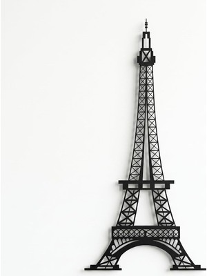 Paris Eyfel Kulesi Metal Duvar Sanatı Dekoru - 3D Duvar Silueti Metal Duvar Dekoru Ev Ofis Dekorasyonu Yatak Odası Oturma Odası Dekor Heykel (19 G x 4