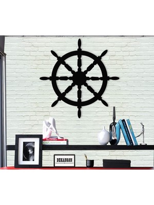 Metal Duvar Sanatı - Dümen-3d Duvar Silueti Metal Duvar Dekoru Ev Ofis Dekorasyonu Yatak Odası Oturma Odası Dekor Heykel (23 G x 23 Y/58X58CM)
