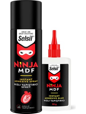 Mdf Aktivatörlü Hızlı Yapıştırıcı, 400 ml
