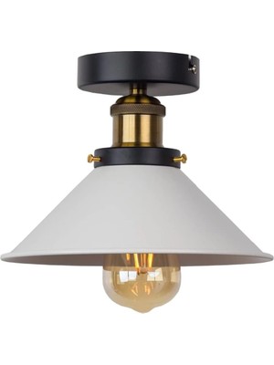 Mylights Retro Rustik Plofonyer Tavan Avize 23 cm