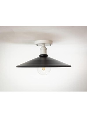 Riolight Retro Tekli Metal Plofonyer Avize Şapka Çapı: 38CM RIO0001070