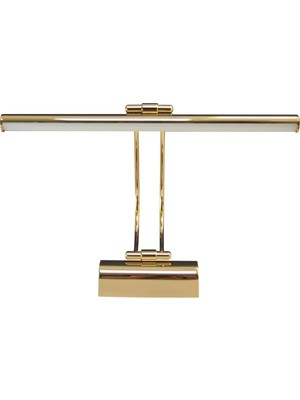 Ayna Üstü LED Banyo Aplik - Duvar Ayna Resim Tablo 6W Gün Işığı Apliği - Flüt Aplik (Gold)