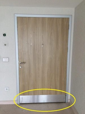 Kalite Kapı Altı Koruması Saten - Alaminyum