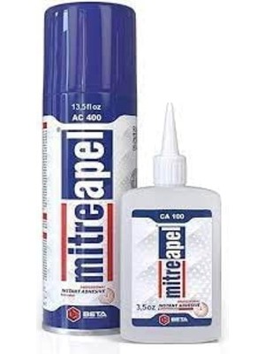 Mitre Apel Hızlı Yapıştırıcı Çift Bileşenli Çok Kuvvetli 100 gr + 400 ml