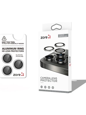 Maks Technology iPhone 18 Pro Kamera Lens Koruyucu Safir Görüntü Kalitesini Bozmayan Parlama Önleyici Premium Maks