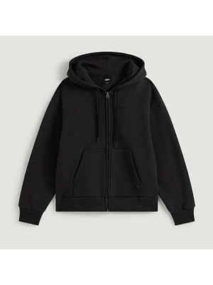 Vans Salton Full-Zip Kadın Sweatshirt VN000W1BBLK1