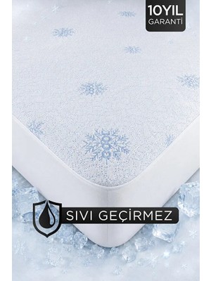 Dream Time Cool Premium Sıvı Geçirmez Fitted Alez | Serin Tutan Ultra Sessiz Terletmez Yatak Koruyucu