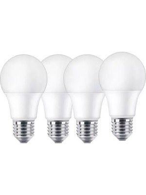TeknoKapsül Ledx Al-Ll9-4 9 Watt 6500K Beyaz E27 Duy 4'lü Avantajlı Paket Ampul