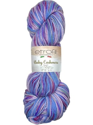 Baby Cashmere Örgü Ipi Şafak Moru%10 Kaşmir%90 Polyamid 100G 225M (BC001)