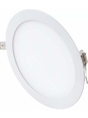 Cata CT-5169B 18 Watt 6400K Beyaz - Slim Sıva Altı LED Panel Armatür - Ince Kasa Yuvarlak Tavan Spot Lambası, Trafolu - 1 Adet