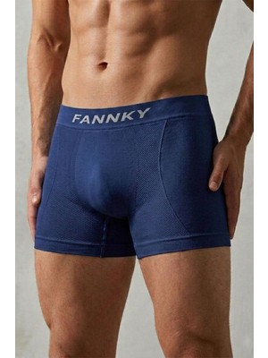 Küçük Hazine Dikişsiz Nefes Alabilen Rahat Bol Kesim Erkek Boxer 2014 Lacivert