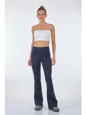 Vedi Minimalist Midi Flared Pantolon - Günlük & Şık Kombinler