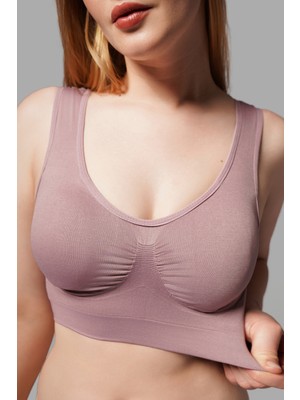 Küçük Hazine Toparlayıcı Balensiz Pedli Büstiyer 5040 Gül Kurusu