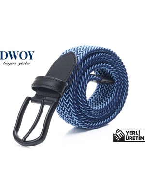 Dwoy Desenli Elastik Örgü Kemer