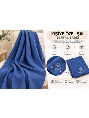 Kişiye Özel Logo Baskılı Polar Şal – 10ADETDIJITAL Baskı Kurumsal Firma Şalı