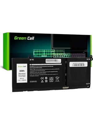 Pratik Ev G91J0 Pil Pil Dell Latitude 3320 3330 3520 Inspiron 15 3511 3525 5510 Laptop Için (3300 Mah 11,4 V Siyah)