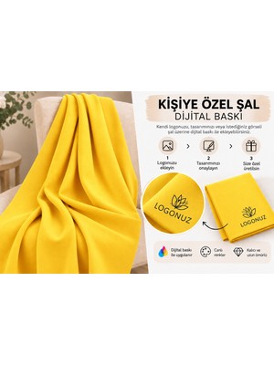 Kişiye Özel Logo Baskılı Polar Şal – 10ADETDIJITAL Baskı Kurumsal Firma Şalı