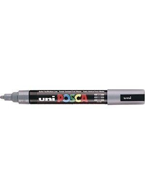 Pratik Ev Uni Pc-5m Boyama Markörü, 1.8-2.5 Mm, Gri