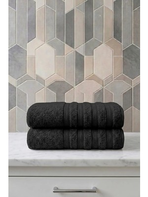 Seritaine 2'li Işıl Premium Banyo Havlusu 70x140cm - Pembe - %100 Pamuk - 600 gr/m2