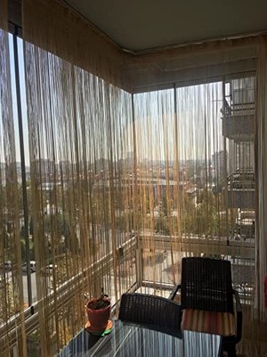 Pratik Ev Ip Model Gold Renk Ip Perde 300 * 280 cm - 2 mm Şerit