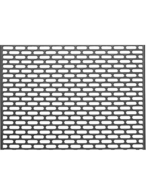 Pratik Ev Gri Delikli Silikon Lavabo Paspası 33X28 cm