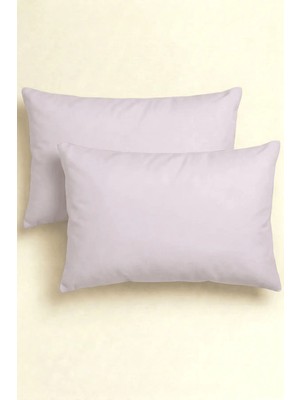 Anılsan Camelia 2'li Bej Yastık Kılıfı – 50x70 Cm, %100 Pamuk