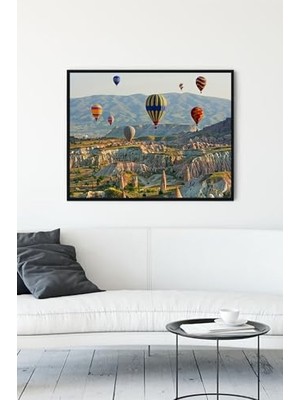Pratik Ev (PSTER13620) Kapadokya Manzara Çerçeveli Tablo (40X50 Cm)