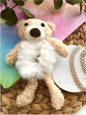 Pratik Ev Peluş Ayıcık Lastik Toka