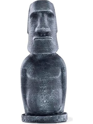 Pratik Ev Özel Tasarım Moai Heykeli - Paskalya Adası Sembolü Replika - Antik Sanat Figürü - Müze Kalitesinde Arkeolojik Buluntu
