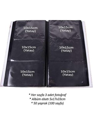 RS307 Fotoğraf Albümü 10X15CM 300 Fotoğraf Kapasiteli Eyfel Kulesi Desenli Lüks Albüm