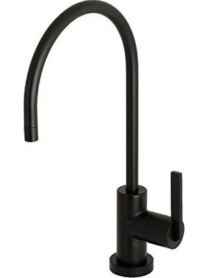 Brass KS8190CTL Kontinental Su Filtrasyon Bataryası, 13,7 cm Ağız Erişiminde, Mat Siyah