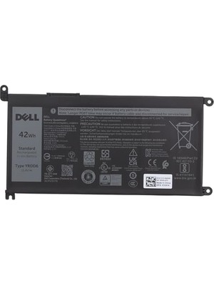 Pratik Ev Inspıron 15 5480 5481 5482 5485 5493 3 Hücre 42WH Pil Tipi Yrdd6 Parça Numarası VM732 1VX1H