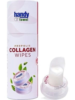 Pratik Ev Kolajen Cilt Bakım Kapsülü 8 x 7,5 ml Likit + %100 Selüloz Mendil, Seyahat Boy