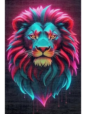 Pratik Ev Lion Şönil Oyuncu Odası Halısı Kaymayı Önleyici Pamuk Tabanlı Yıkanabilir Antibakteriyel Gamer, Gaming Halısı 120X180