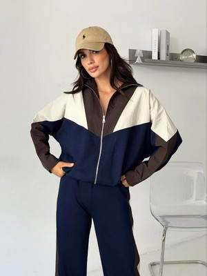 Cey Moda Kadın Modal Kumaş Paraşüt Detaylı Astarlı Garnili Alt Üst Takım