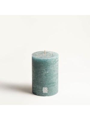 Pratik Ev Deurne Petrol Parafin Mum 9X9X13 cm