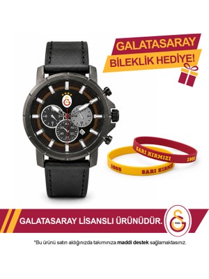 Galatasaray Lisanslı Kol Saati U21338 - Gs Bileklik Hediyeli