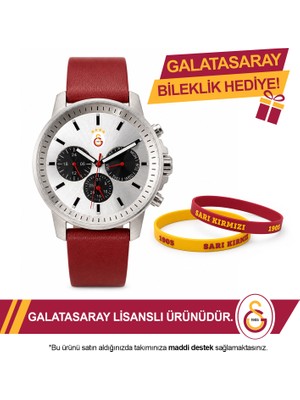 Galatasaray Lisanslı Kol Saati U21326 - Gs Bileklik Hediyeli