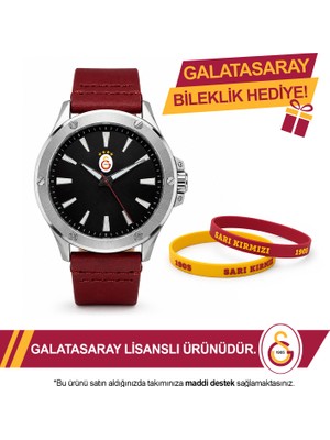 Galatasaray Lisanslı Kol Saati U21739 - Gs Bileklik Hediyeli