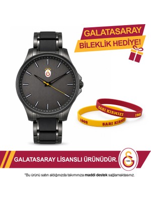 Galatasaray Lisanslı Kol Saati U21729 - Gs Bileklik Hediyeli