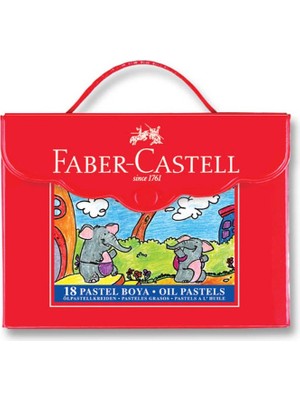 Faber-Castell Faber Pastel Boya 18'Li Çantalı 125119