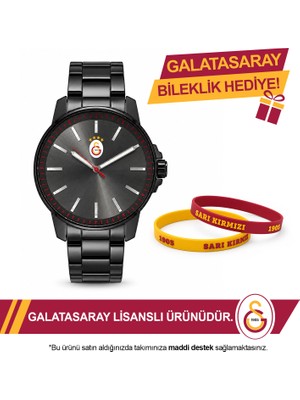 Galatasaray Lisanslı Kol Saati U21322 - Gs Bileklik Hediyeli